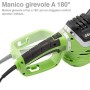 BAKAJI Tagliasiepi Elettrico Potenza 710 Watt Lama 69 cm Sega Elettrica Taglia Siepi Tagliabordi Decespugliatore Giardino Lame i