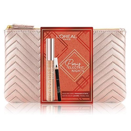 L'Oréal Paris Makeup Cofanetto Idea Regalo Donna, Mascara Volumizzante Allungante Paradise Extatic Nero e Matita Occhi Le Khol,