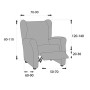 Martina Home Tunez - Copri-Divano Relax Relax Bordeaux