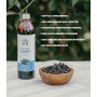 Succhi di Frutta Biologici di Mirtillo Selvatico 500 ml: 100% Frutti di Bosco Direttamente Pressati, Senza Zucchero, Senza Aggiu
