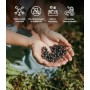 Succhi di Frutta Biologici di Mirtillo Selvatico 500 ml: 100% Frutti di Bosco Direttamente Pressati, Senza Zucchero, Senza Aggiu