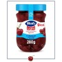 Hero Light Confettura Ciliegie Rosse senza zuccheri aggiunti - 1 Confezione da 8 Vasi x 280 g