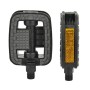 Fischer Adulti Tour plastica Antiscivolo Pedali, Nero, One Size