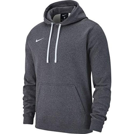 Nike Hoodie Po Fleece TM Club19, Felpa Uomo, Grigio (Charcoal Heather/Anthracite/White/White 071), Medium