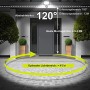 MEIKEE Luce di Sicurezza, Faretto con PIR Sensore di Movimento 10W, Faro Esterno con Sensore a LED 1000LM 6500K, Impermeabile IP
