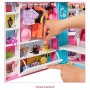 Barbie Armadio dei Sogni Largo 60 cm, con 5 Abiti Diversi e +30 Accessori, Bambola non Inclusa, Giocattolo per Bambini 3+ Anni, 
