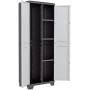 Keter Linear Portascope - Armadio con 3 ripiani regolabili, Grigio, 68 x 39 x 173 cm