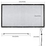 FREESOO Cane Auto Separatore Auto Barriera per Cani per Cane Protezione dell'Auto Pet Sicurezza Portatile Pet Net Barrier in Ret