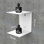 home3000 - 3 Mensole libreria grande, invisibili, colore: Bianco, con 6 scomparti, altezza:fino a 150 cm, per mettere i libri in