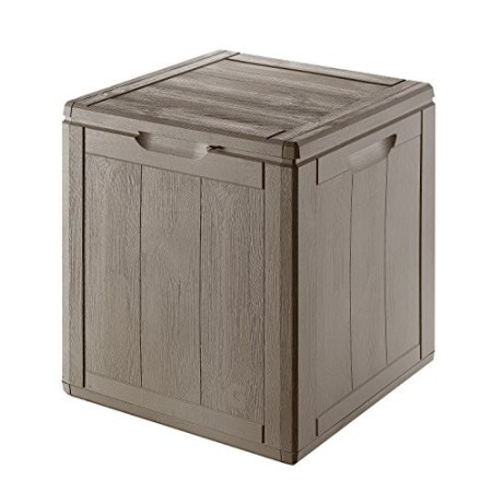 Gensini 3000.00.A1233 Baule, grigio, plastica, 43 44 x 51, 90 L