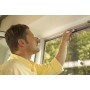 Tesa 55343 Insect Stop Attacca & Stacca Comfort per Finestre-Rete per Zanzariere con Nastro Adesivo a Strappo-Antracite, 130 cm 