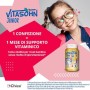 Vitasohn Junior Fruttine 60 Caramelle Gelée - Integratore alimentare multivitaminico per bambini con pectina al gusto di limone