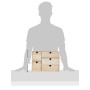 Artemio Mobile aggiuntivo con cassetti per Armadio o Tavolo, Realizzato in Legno, di Colore Beige, Dimensioni di 35 x 15 x 26 cm
