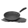 KASANOVA Padella New Petra Dark - Padella Antiaderente per Tutti i Piani Cottura - ø 30 cm