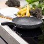 KASANOVA Padella New Petra Dark - Padella Antiaderente per Tutti i Piani Cottura - ø 30 cm