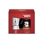 Bialetti Express, Caffettiera 3 Tazze + caffè Macinato Perfetto Moka 200 gr Gusto Nocciola, Confezione Regalo, Alluminio