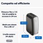 De'Longhi DNS80 Tasciugo AriaDry Deumidificatore Ambiente Casa, 695 W, 7.5 Litri, 34 Decibel, Plastica, Grigio