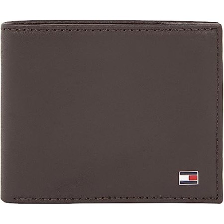 Tommy Hilfiger Eton Mini CC Wallet, Portafoglio Unisex-Adulto, Marrone (Brown), OS