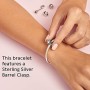 Pandora - Bracciale Donna, Argento Sterling 925, 17 cm