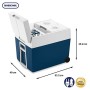 MOBCIOOL MT48W Frigorifero Portatile Elettrico, 48 l, Mini Frigo per auto, camion, barca o camper, 12 V o 230 V
