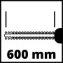 Einhell 3403330 Ge-Eh 6560 Tagliasiepi Elettrico, Lunghezza Taglio 600 mm, Distanza Denti 30 mm, Impugnatura Posteriore Girevole