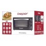 Beper 90.884 Forno, Ventilato, 30 Litri, nero