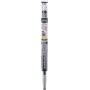 Gimi Garden Aluminium 50 Stendibiancheria da Giardino, Stendino Ombrello, Spazio di Stenditura 50 m, Alluminio, Bianco, 180 x 18