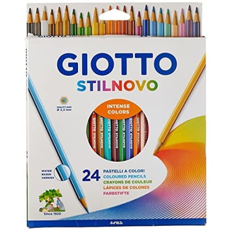 Giotto Stilnovo pastelli colorati in astuccio 24 colori