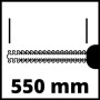Einhell 3403320 Tagliasiepi Elettrico GC-EH 6055/1, Nero, Rosso, 61 cm Schwerlänge