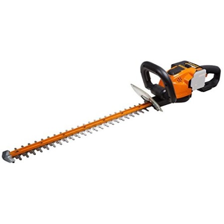 Worx wg268e.9 40 V batteria tagliasiepi, 56 cm lasergeschliffene diamante Coltello, Dual Lame, Senza Batteria, caricatore e a
