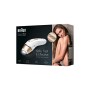 Braun Silk-expert Pro 5 PL5014 Epilatore Luce Pulsata IPL, Epilazione Permanente, Bianco e Oro, Corpo e Viso, Rasoio Venus Smoot