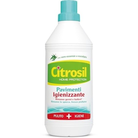 Citrosil Home Protection - Detergente Liquido Pulisci Pavimenti Disinfettante con Vere Essenze di Eucalipto, 900 ml