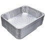 Amaoma 30 Pezzi Contenitori in Alluminio Monouso per Alimenti e Barbecue, USA e Getta, con Coperchi 230ml 400ml 600ml