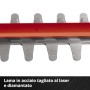 Einhell GE-CH 18/50 Li-Solo Power X-Change Tagliasiepi senza fili (Litio 18V, maneggevole, lame in acciaio tagliate al laser e a