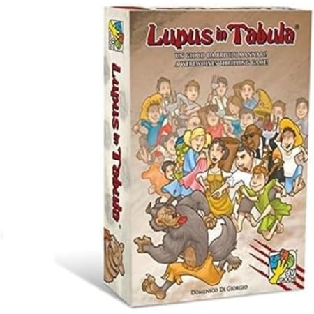 dV Giochi Lupus in Tabula-Gioco di società Interpretativo sui Lupi Mannari-Edizione Italiana, Colore Rosso, DVG9200