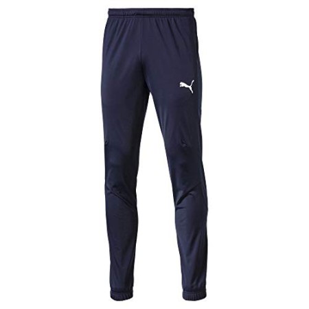 Puma Liga Sideline Poly Core P, Pantaloni Uomo, Blu (Peacoat White), M