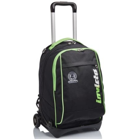 Trolley New Tech Invicta , Kupang, Nero, 3 in 1 Zaino Sganciabile