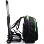 Trolley New Tech Invicta , Kupang, Nero, 3 in 1 Zaino Sganciabile