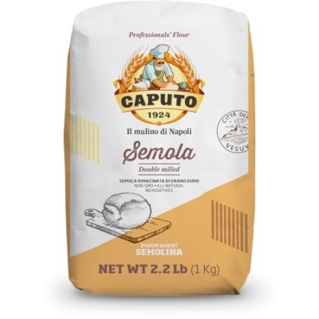 SEMOLA DI GRANO DURO RIMACINATA - 1 KG farina caputo