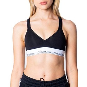 Calvin Klein 000QF1654E, Reggiseno Sportivo Donna, Nero (001), XS