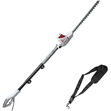 IKRA tagliasiepi telescopico elettrico ITHS 500, incl. tracolla, 500W, lunghezza di taglio 45cm, regolazione dell'angolo di tagl