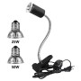 LEDGLE Lampada Riscaldante Alogena per Rettili UVA UVB 25W+50W