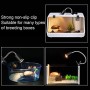 LEDGLE Lampada Riscaldante Alogena per Rettili UVA UVB 25W+50W