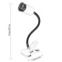 LEDGLE Lampada Riscaldante Alogena per Rettili UVA UVB 25W+50W