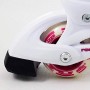 Roces Compy Pattino In Linea Da Bambina, Bambina, Bianco/Violet, 38-41