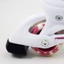 Roces Compy Pattino In Linea Da Bambina, Bambina, Bianco/Violet, 38-41