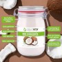 MeaVita Olio di Cocco Biologico Meavita, Vergine e Spremuto a Freddo, Confezione da 1 (1 X 1000 ml) in un Barattolo da Stiro