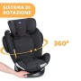 Chicco Unico Plus Seggiolino Auto 0-36 kg ISOFIX Reclinabile, Gruppo 0+/1/2/3 per Bambini da 0 a 12 Anni, Facile da Installare, 