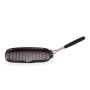 Le Creuset Bistecchiera in Ghisa, Piatto grill Quadrato, Ø 24 cm, Adatta a Tutte le Fonti di Calore incl. Induzione, Nero