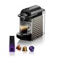Krups Nespresso XN304TK Pixie - Macchina per caffè Espresso, Ricette Programmabili, 1260 W, Titan, 0.7 Litri